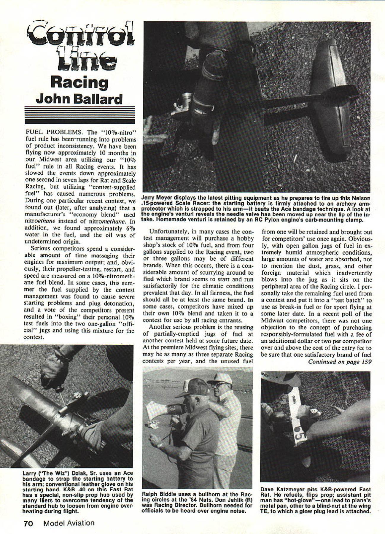 Control Line: Racing | Model Aviation Library