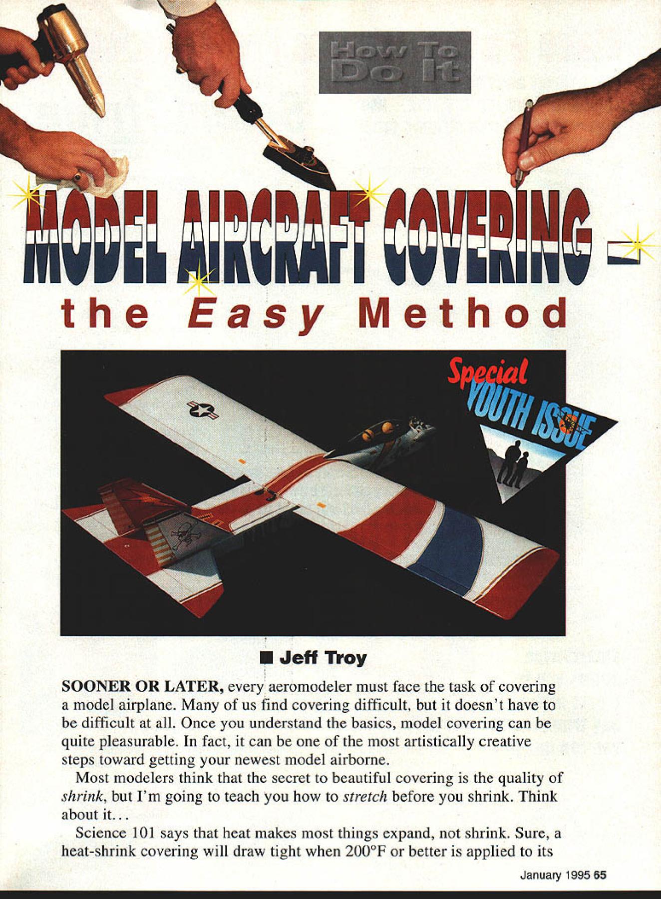 Model Aircraft Covering the Easy Method Model Aviation Library